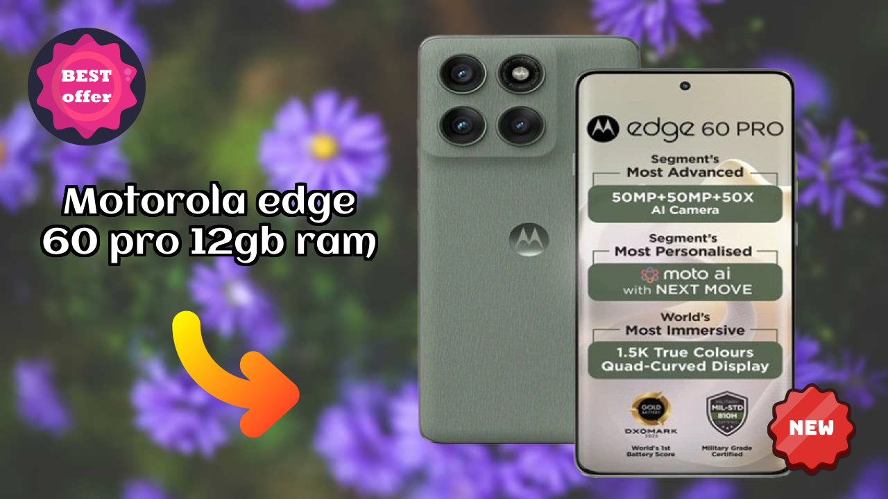 Motorola Edge 60 Pro 12GB RAM Battery Review: 6000 MAh Endurance Test