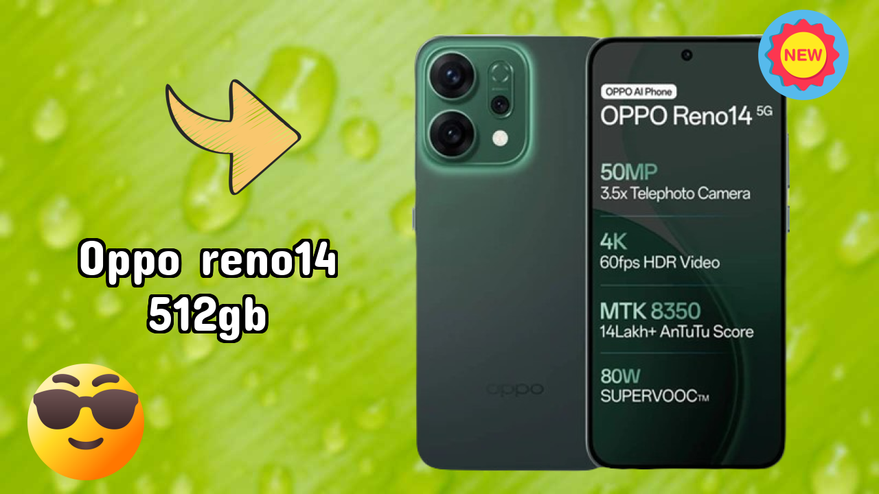 OPPO Reno14 512GB at ₹42,999 - Best Deal Available Now