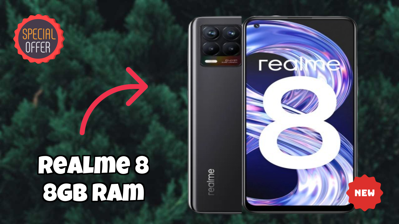 Realme 8 8GB RAM Battery Life: 5000 MAh Charging Speed