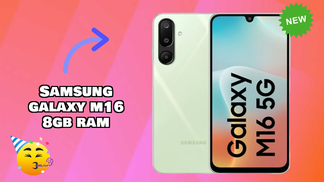 Samsung Galaxy M16 8GB RAM Display Size: 6.7 Inches (17.02 Cm) Screen Review