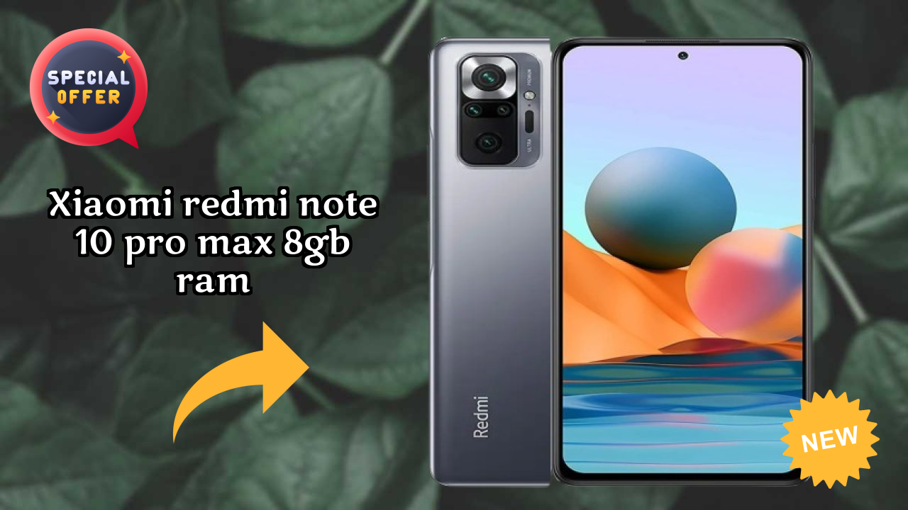 Xiaomi Xiaomi Redmi Note 10 Pro Max 8GB RAM - Best Camera Phone Under ₹22,999